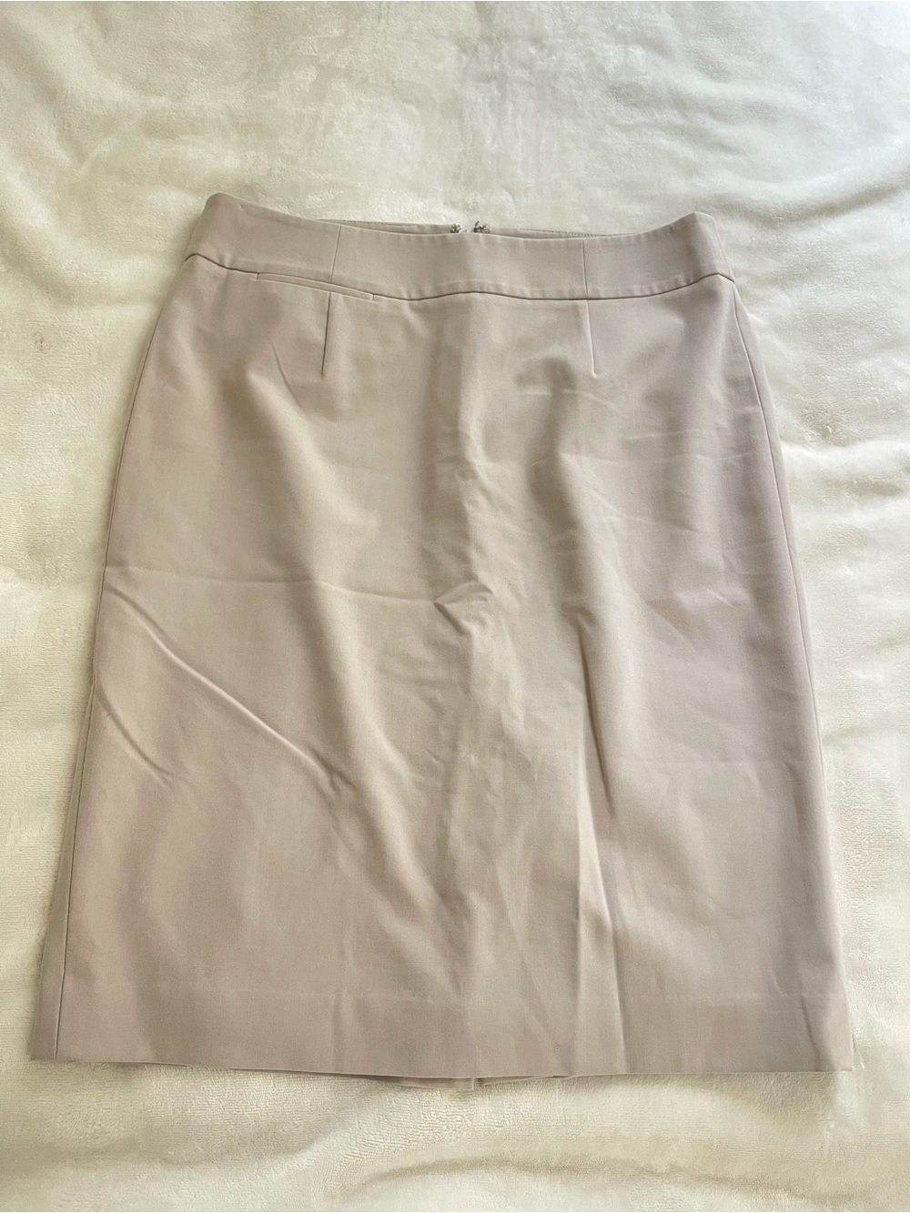 Calvin Klein- Light Cream Pencil Skirt